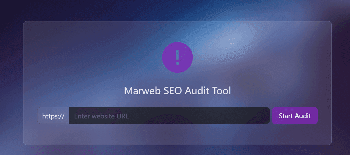 Marweb SEO Audit