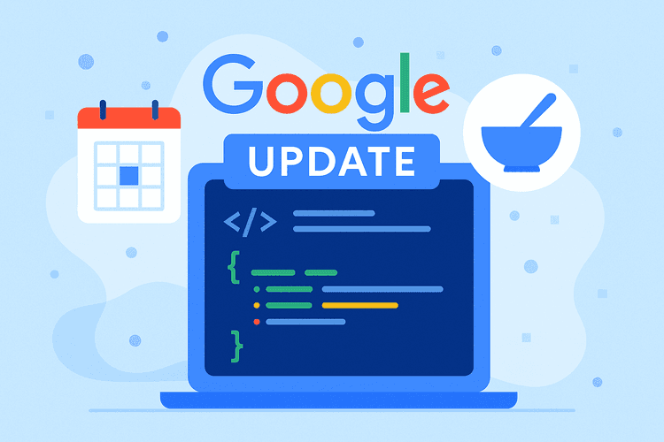 Google actualizează datele structurate pentru evenimente și rețete